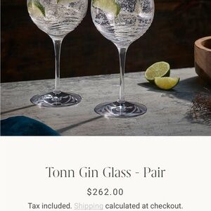 Clear Gin Glass Set